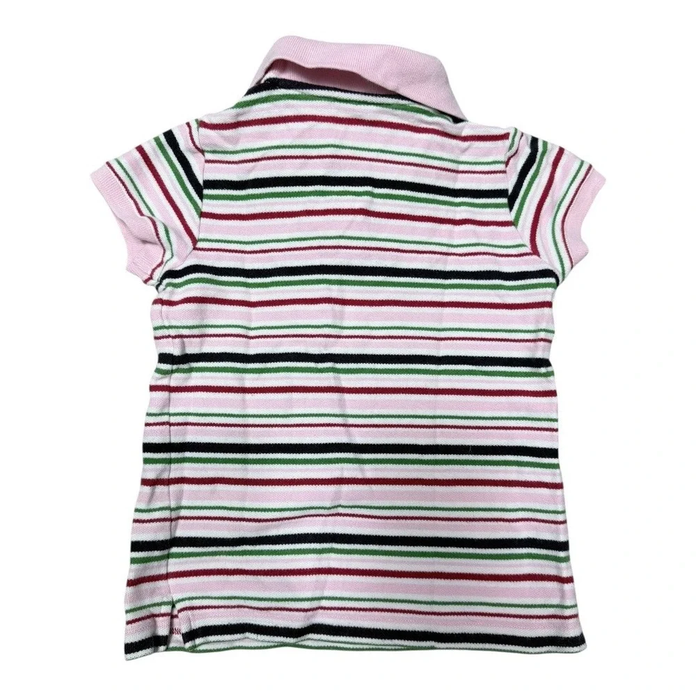 Gymboree Polo Shirt and Cargo Shorts Kids Size 4/5‎ Multi Stripe Navy 2pc Set